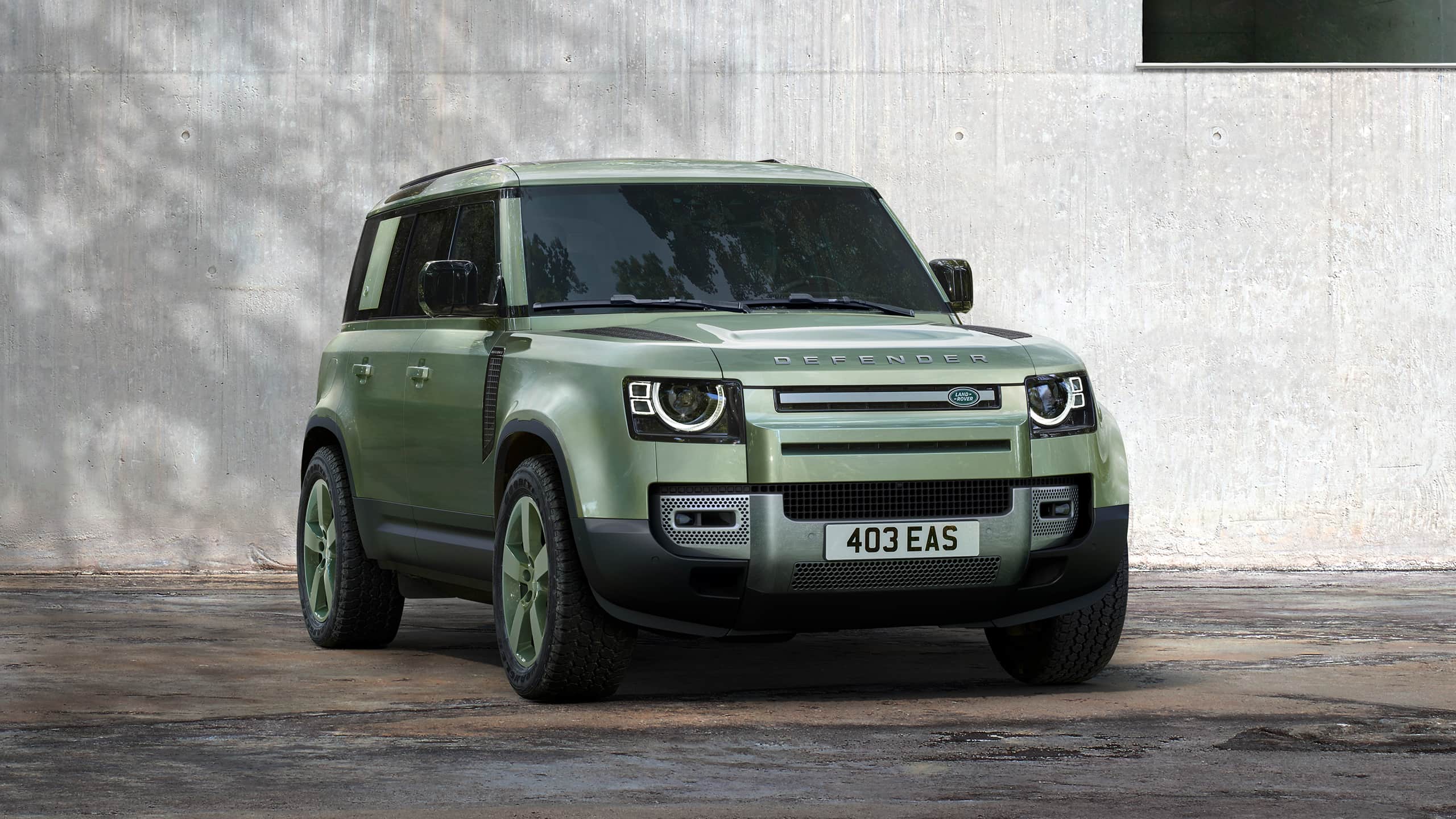The SUV gets the exclusive Grasmere Green colour