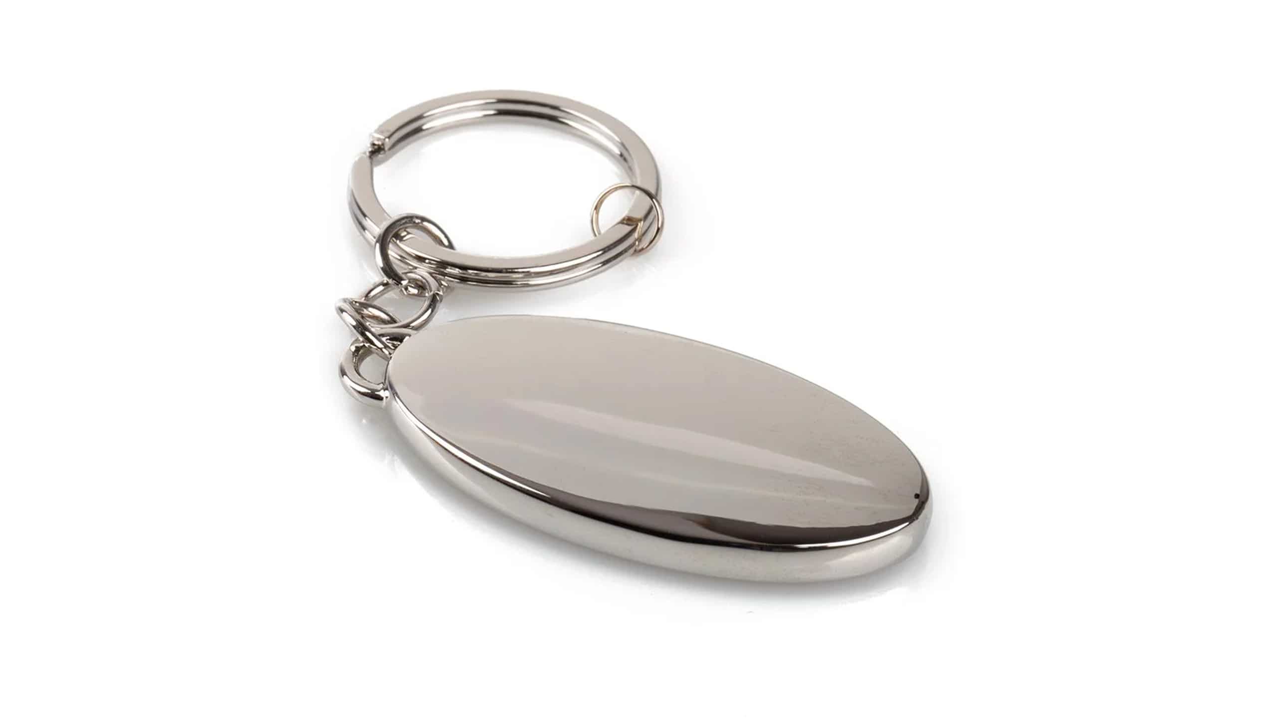 Oval Keyring - Black